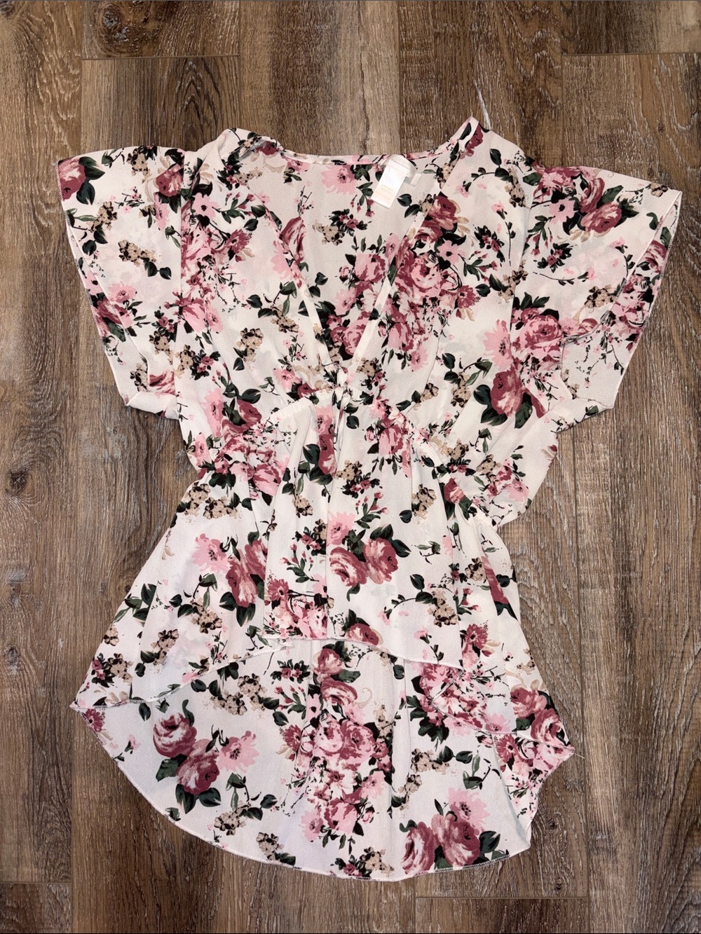 Floral Pink Women's Top